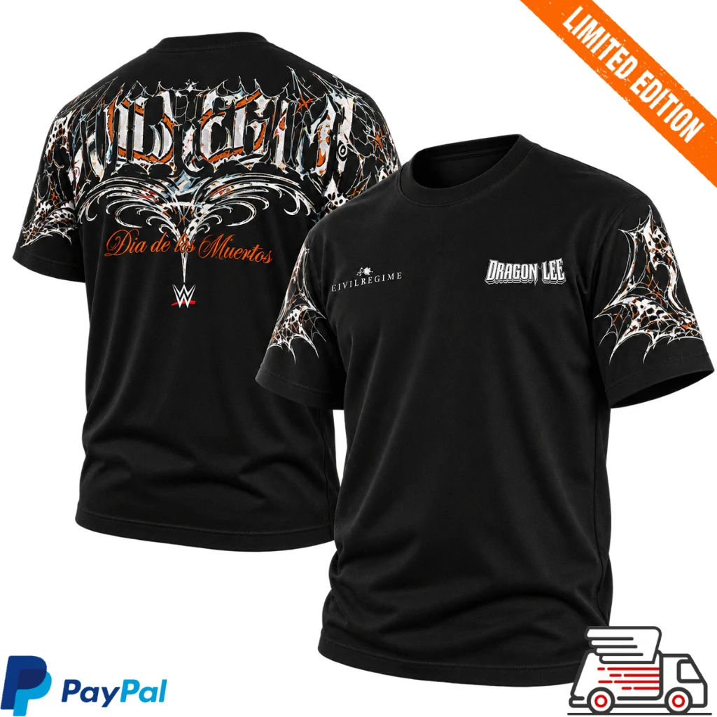 Civil Regime x WWE Dragon Lee Dia De Los Muertos T-Shirt