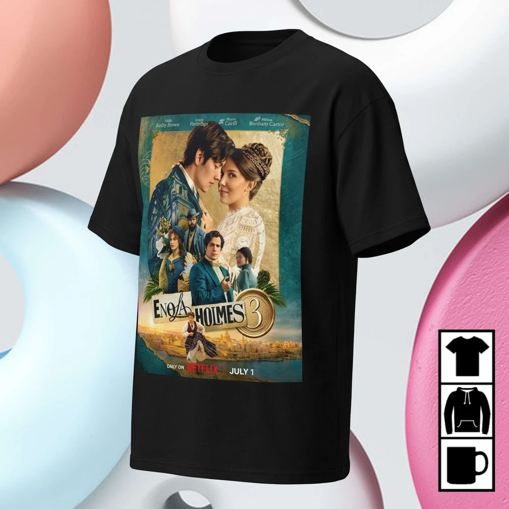 Enola Holmes 3 Netflix Series July 31 2026 Unisex T-Shirt