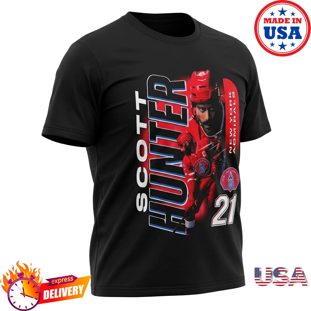 Scott Hunter New York Admirals 21 Shirt