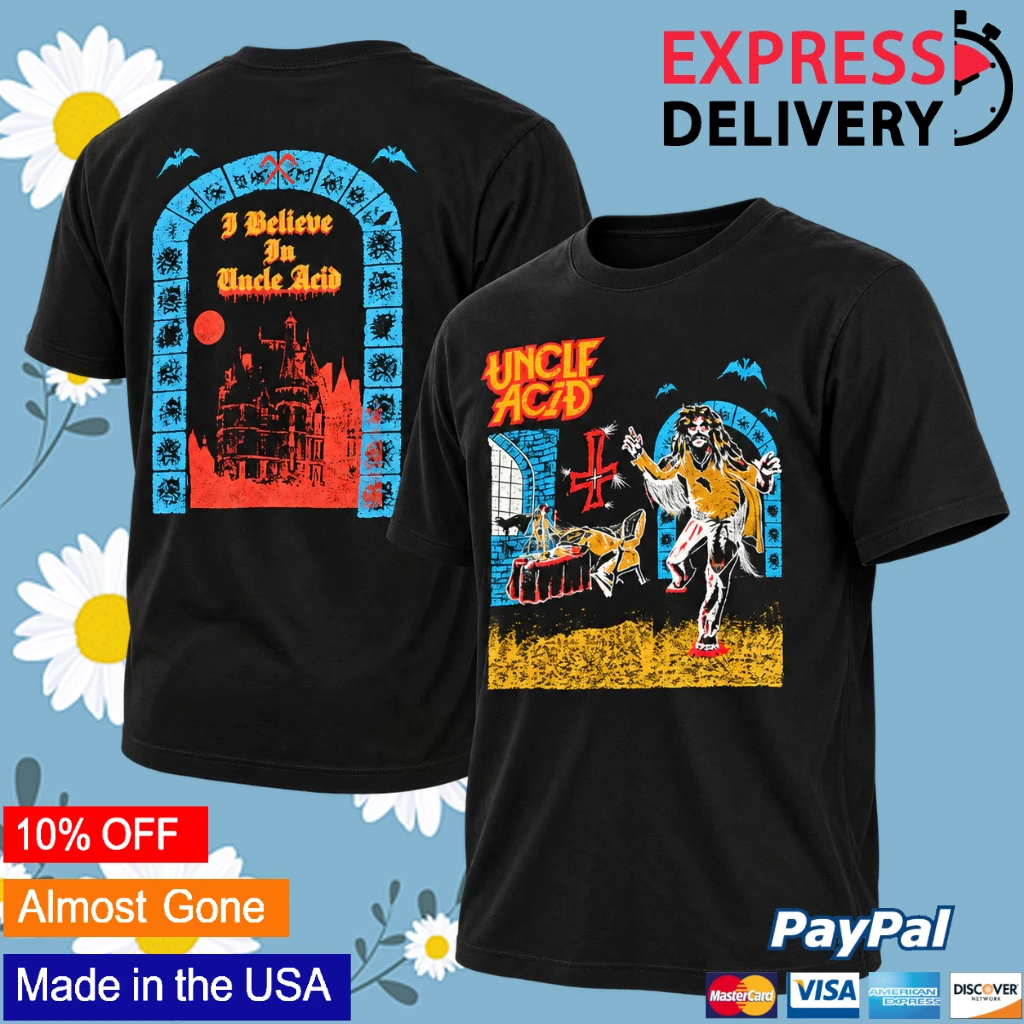 Uncle Acid And The Deadbeats 2026 Tour Belive Two Sided Unisex Tee